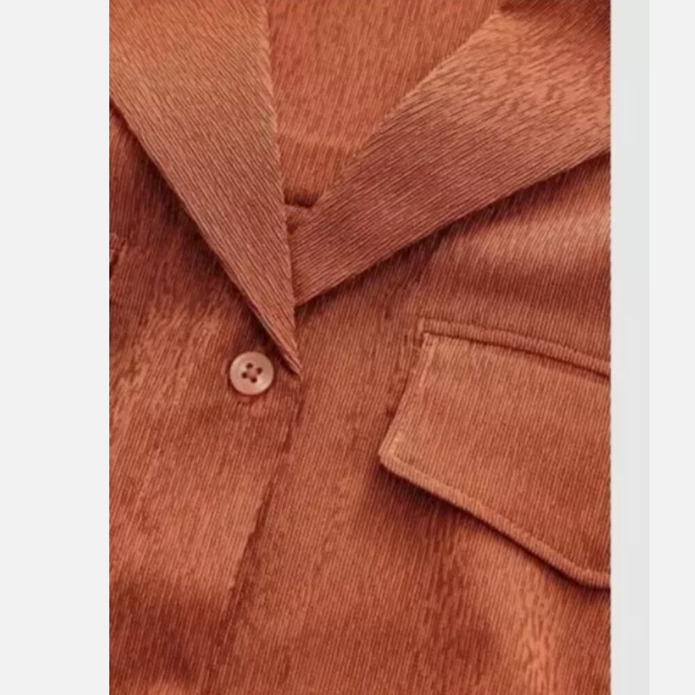 XL - ATHLETA - Echo Top Quick Drying Orange Rust NEW $99 msrp - Picture 6 of 6